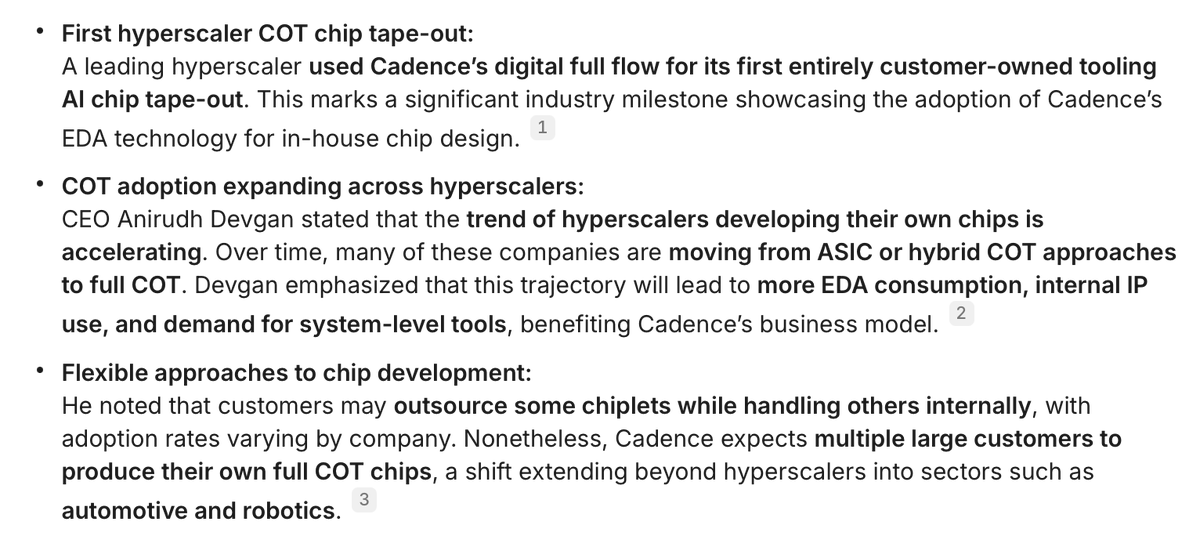 COT Shift Signals Changing Custom ASIC Customer Landscape