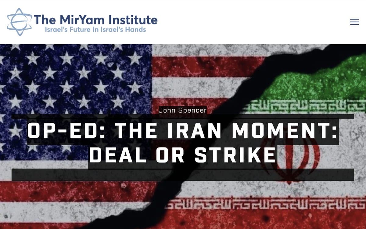 Post‑Geneva, Iran’s Actions Push Toward Force