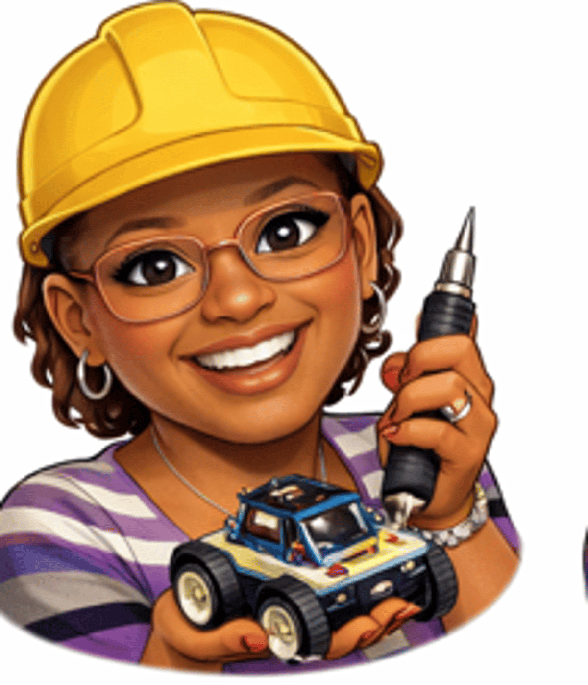 3D‑Printed Robot Girl