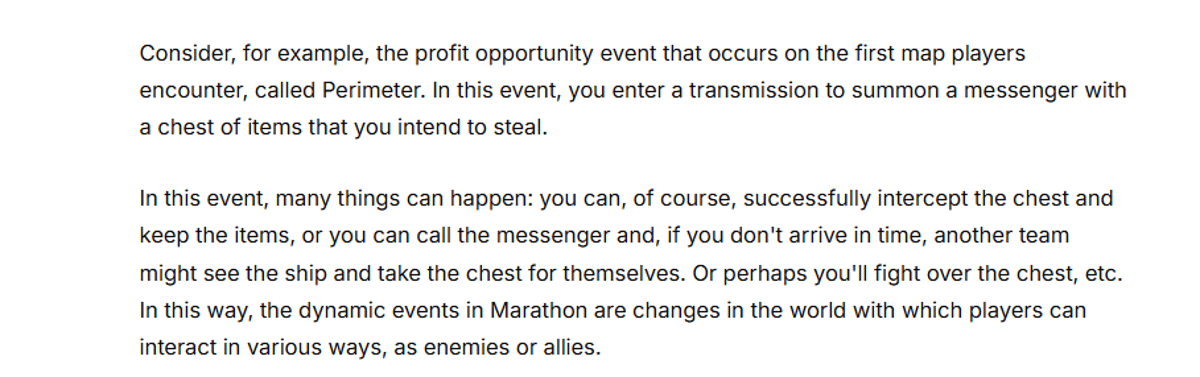 Marathon Maps Feel Static Despite Promised Dynamic Events