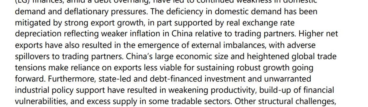 IMF: China's Export Growth Harms Its Trading Partners