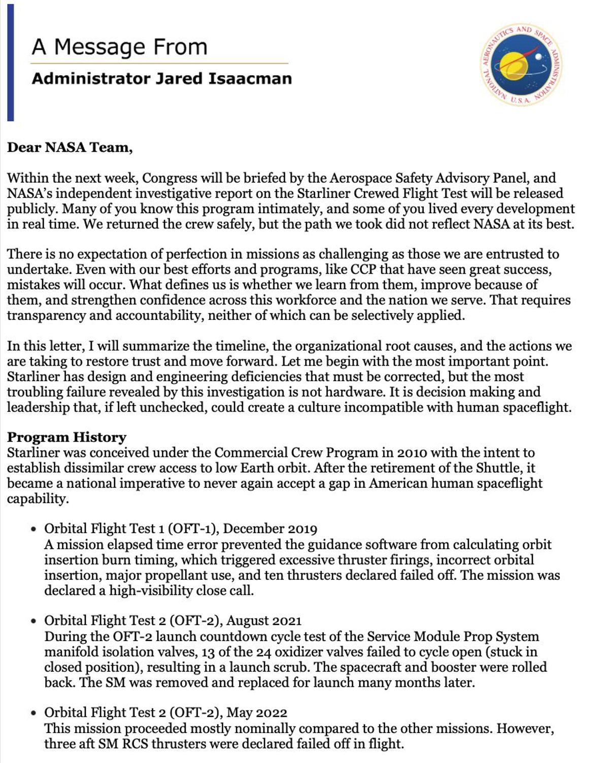 NASA Demands Root‑Cause Fix Before Starliner Returns