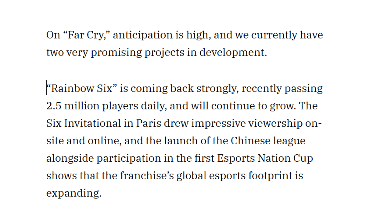 Two New Far Cry Projects Confirmed: 7 and Live Service