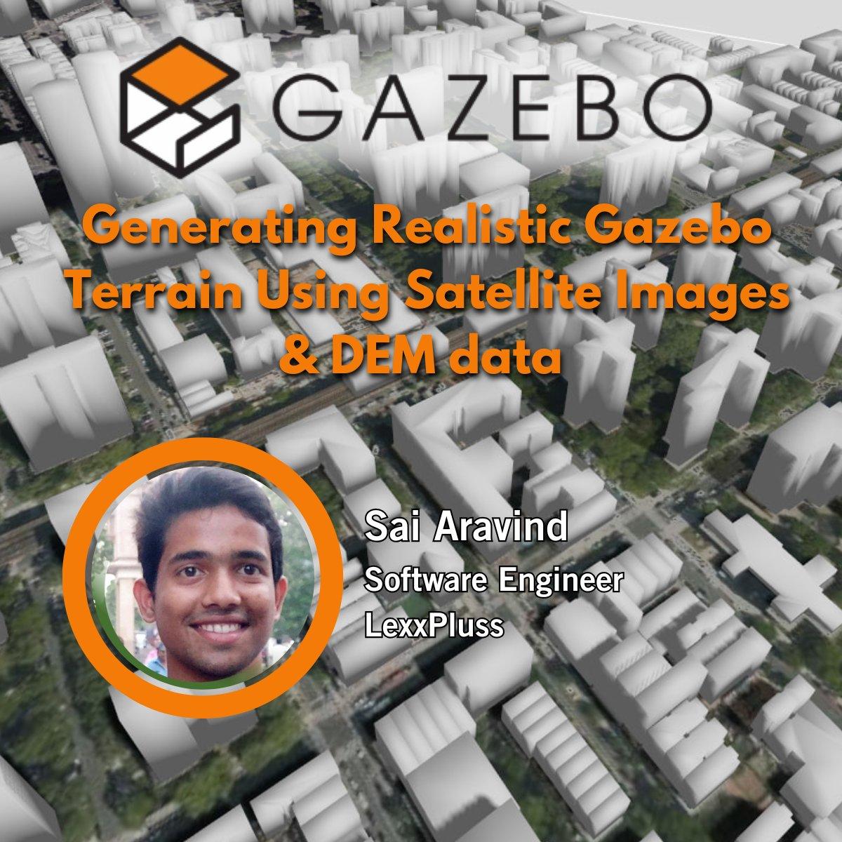 Learn to Build Realistic Gazebo Terrains with Satellite Data