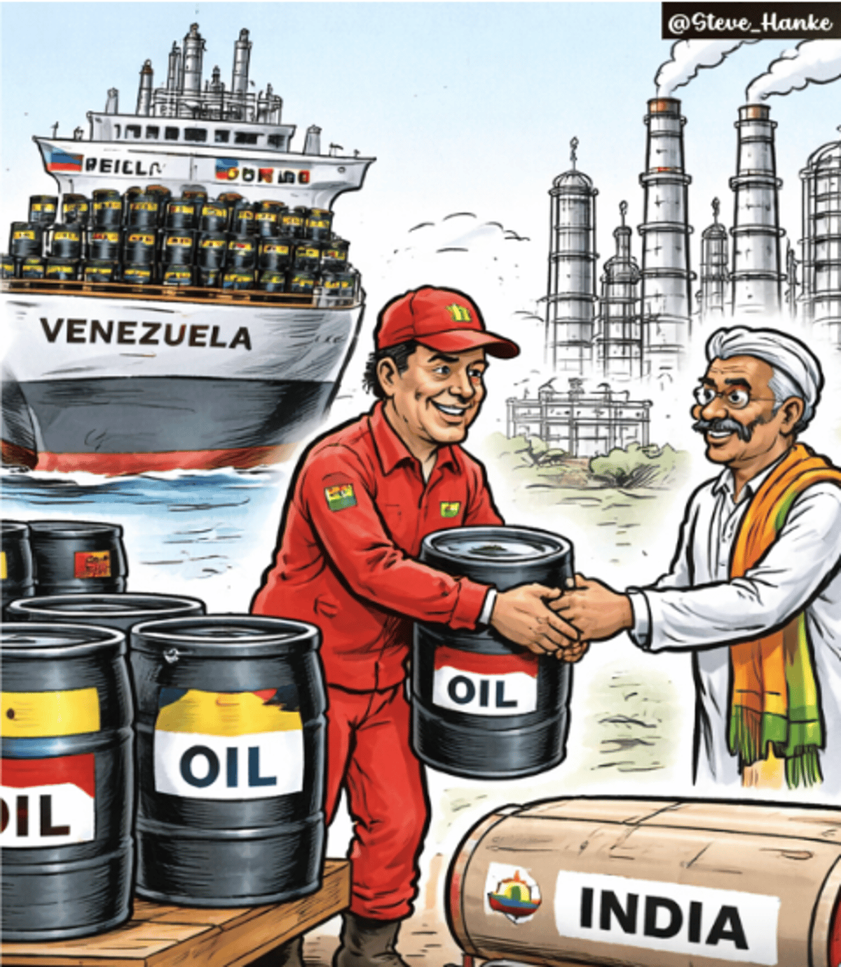 US Sells Venezuelan Oil to India, Surprising Twist
