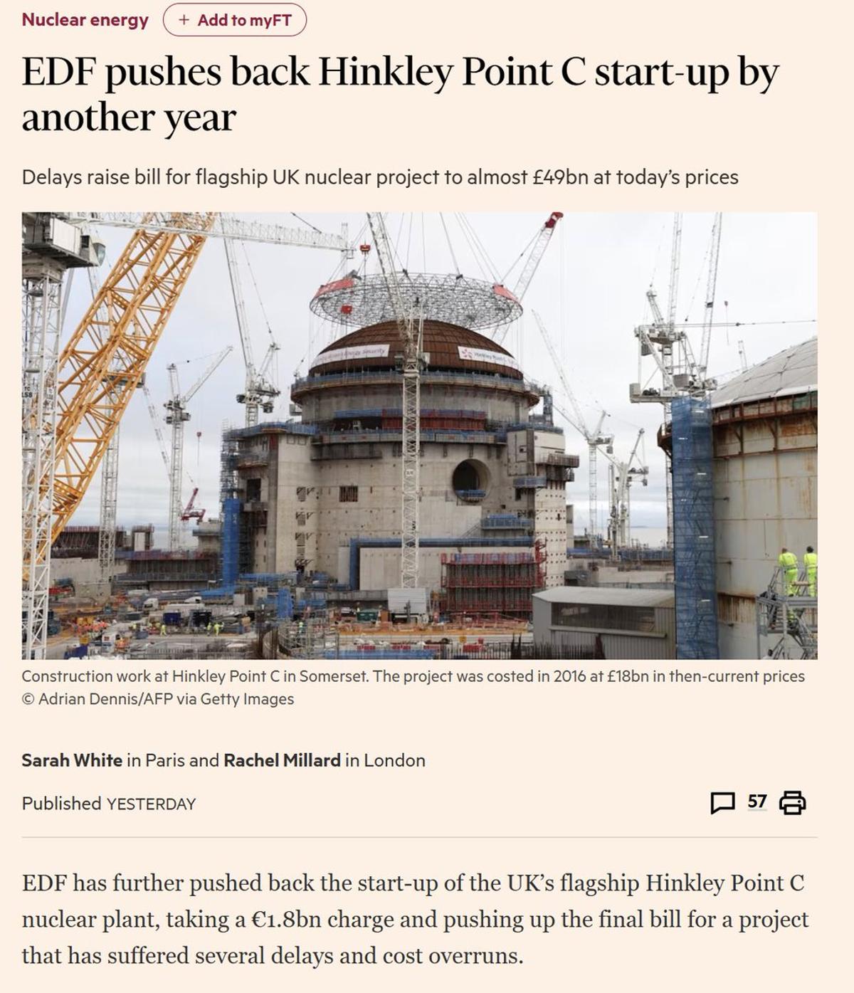 £49B Hinkley Point C vs Solar/Wind Investment Potential