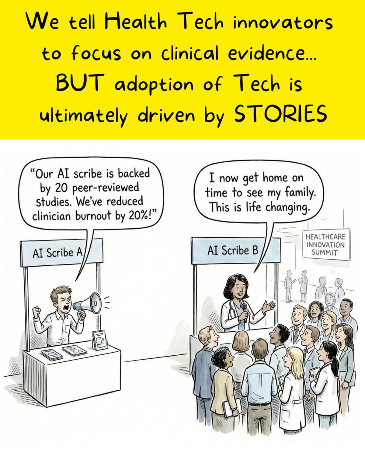 Stories, Not Data, Drive Health Tech Adoption