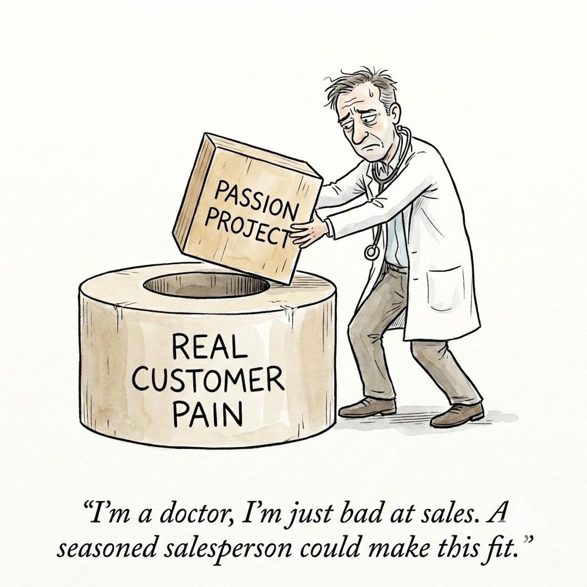 Clinician Startups Fail Because Product, Not Sales, Misses Market