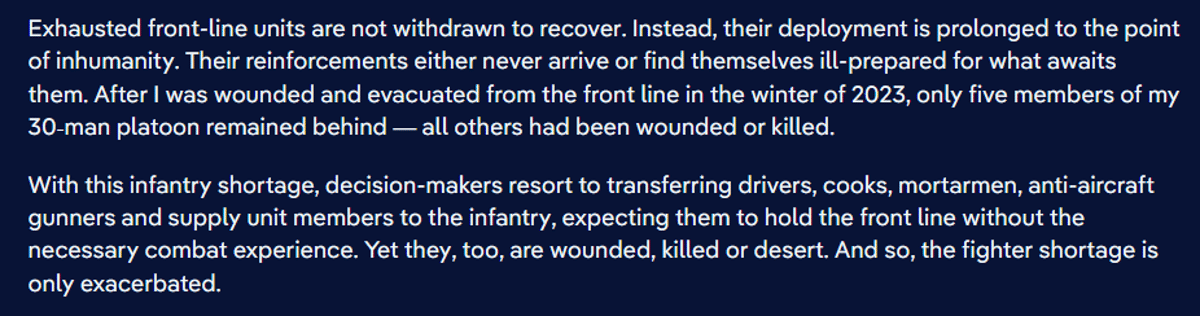 Frontline Exhaustion Drives Ukrainian Army Desertions