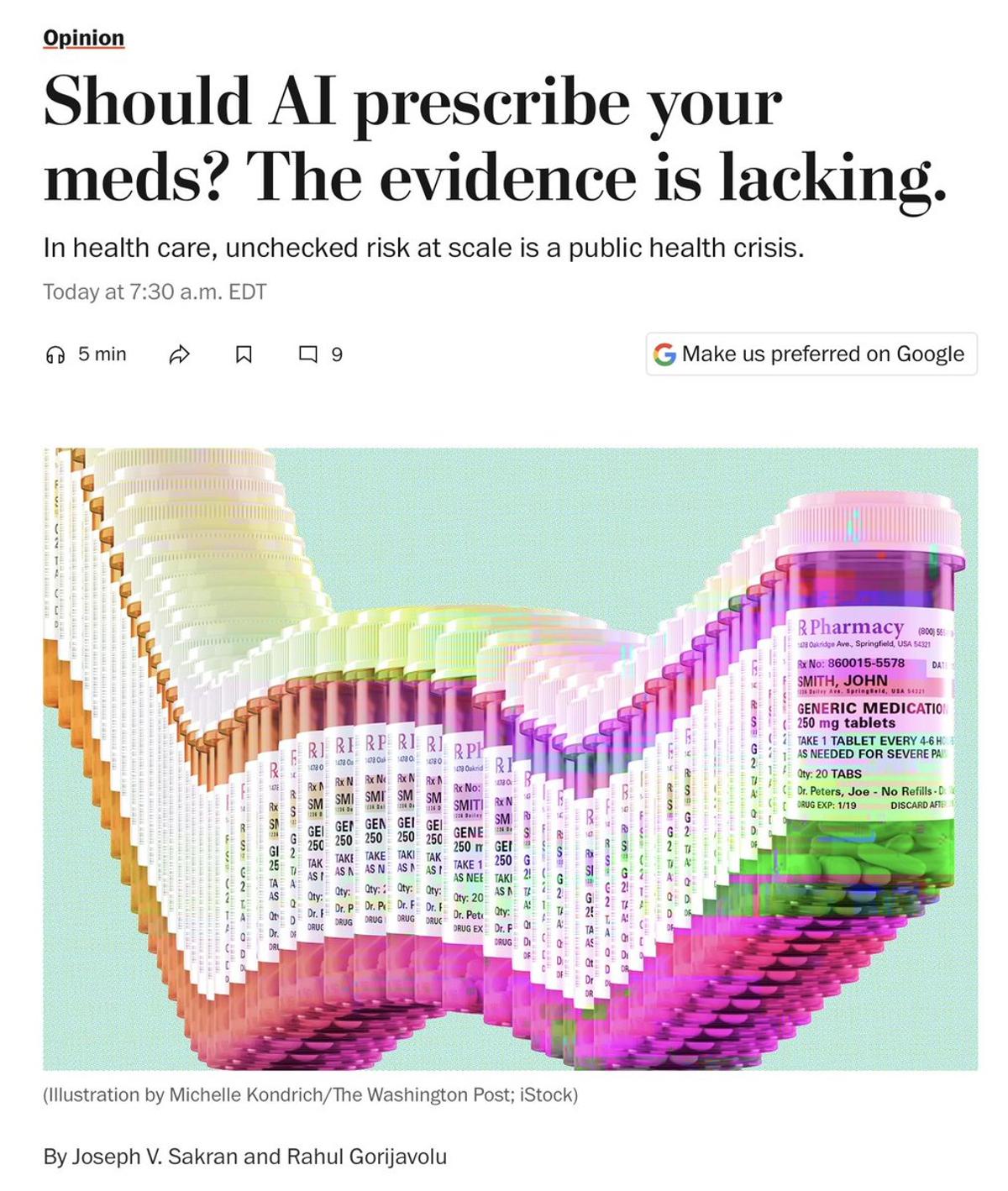 Utah's AI Prescription Plan Faces Conflict‑of‑interest Critique