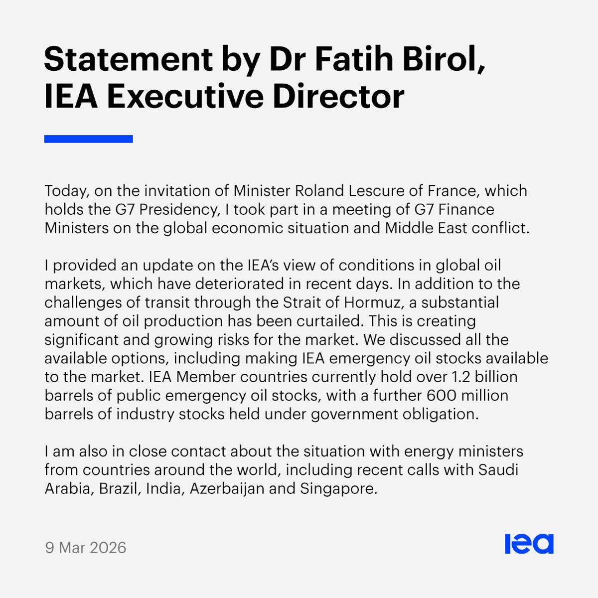 G7 Finance Ministers Address Global Economy Amid Middle East Conflict