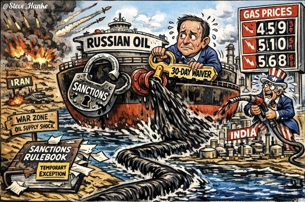 Bessent Likely to Lift Sanctions on Russian Oil