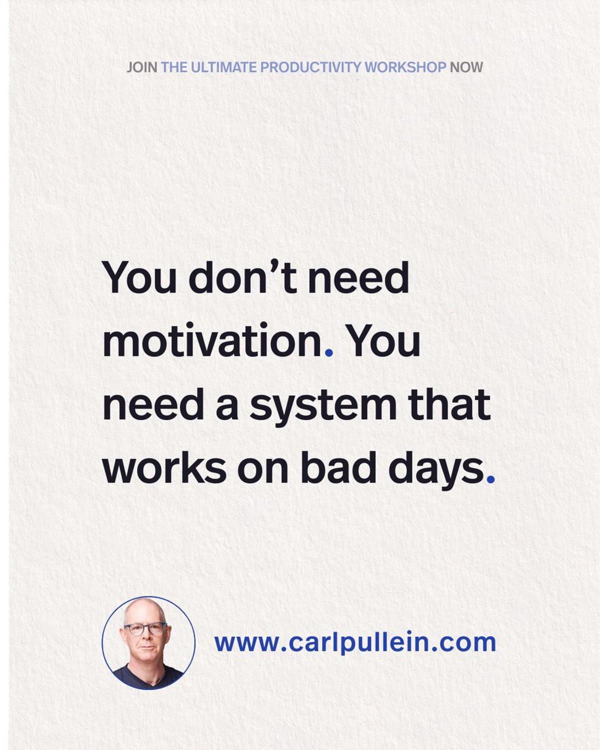 Design a Resilient Productivity System Beyond Willpower