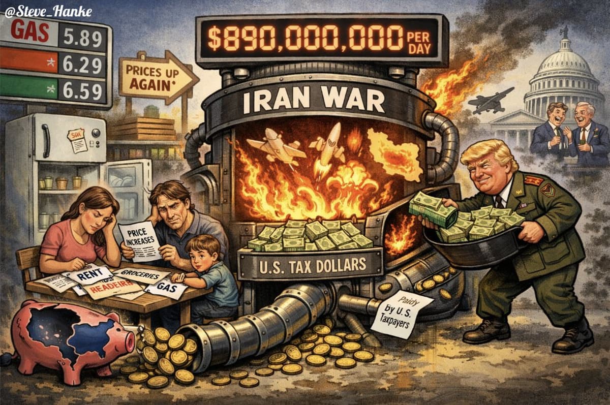 Trump's Iran War Drains Nearly $1 Billion Daily