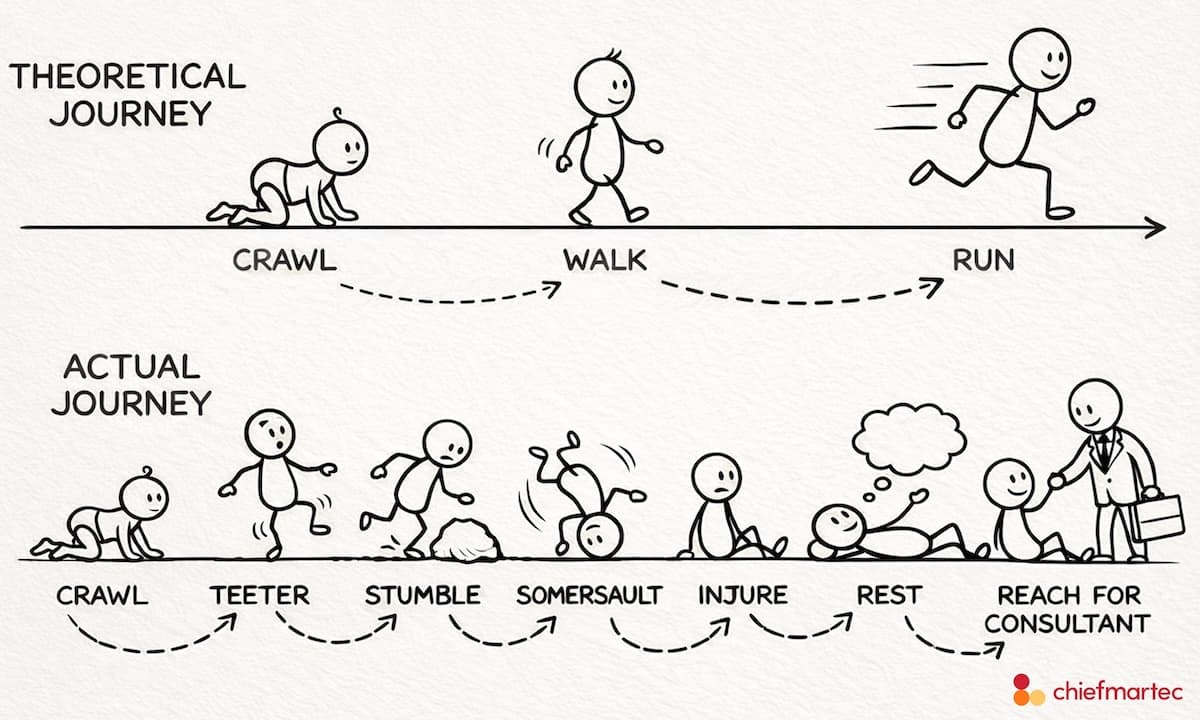 Beyond Crawl‑Walk‑Run: A More Realistic Implementation Framework