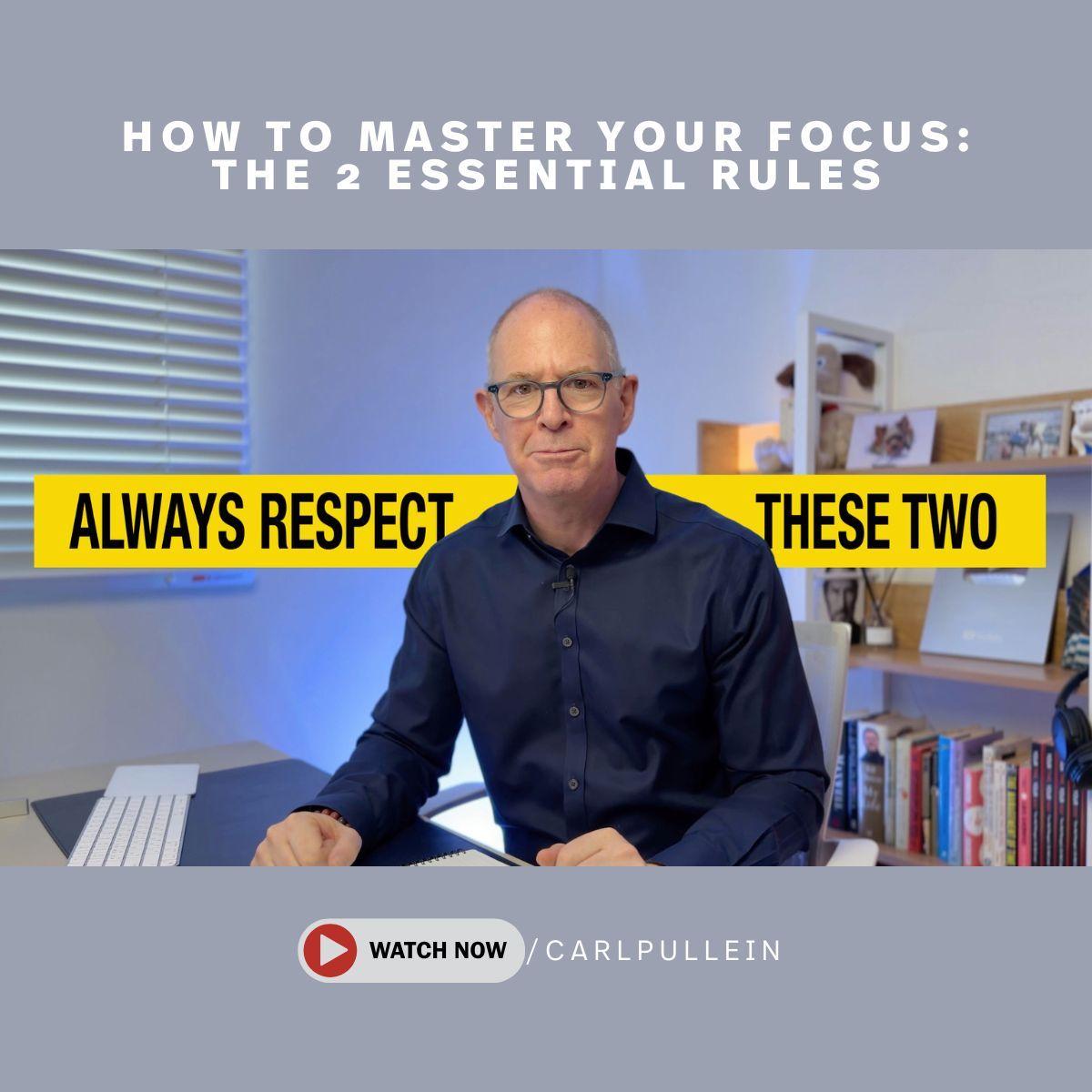 Master Discipline: Calendar First, Max Three Daily Flags