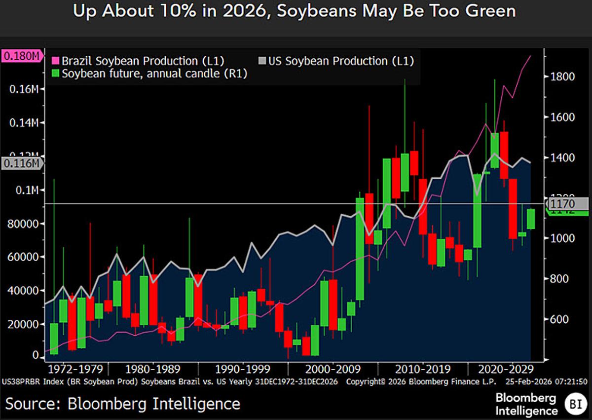 Brazil's Record Soy Output Caps 2026 Prices Near $11.70