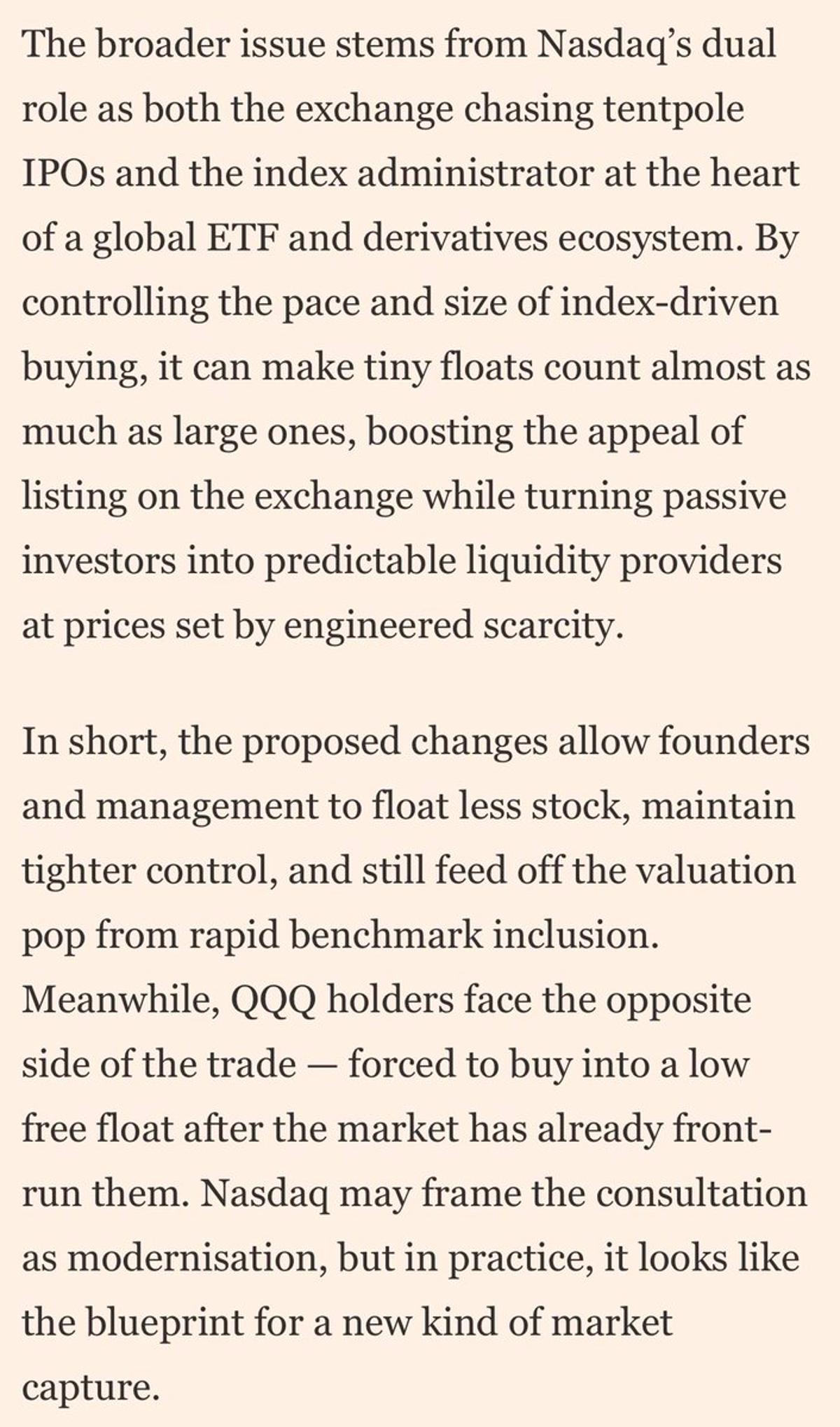Nasdaq Bends Index Rules to Lure SpaceX IPOs