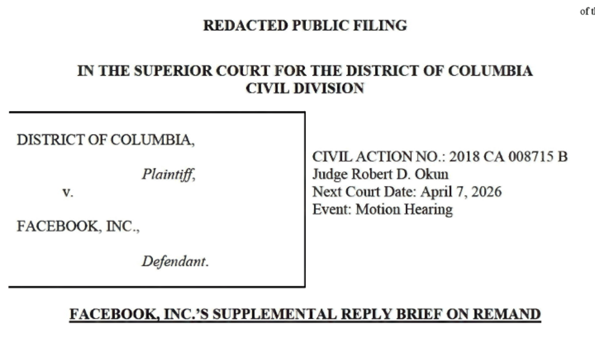 Meta Claims Data Scandal Immaterial; FTC Sees Antitrust Evidence