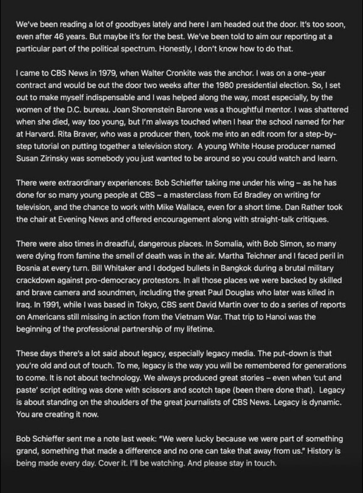 CBS Producer Leaves Amid Pressure to Target Political Bias