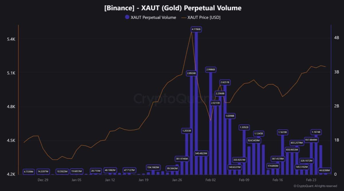 XAUT Cracks Binance Top‑10 Perpetual Trading Pairs