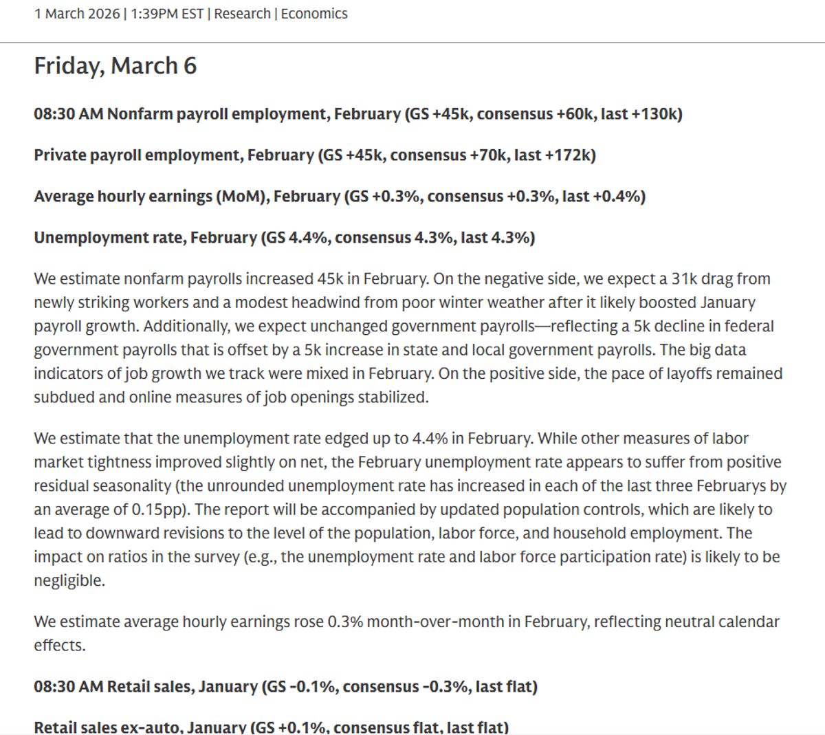Modest Payroll Gains, Slight Un