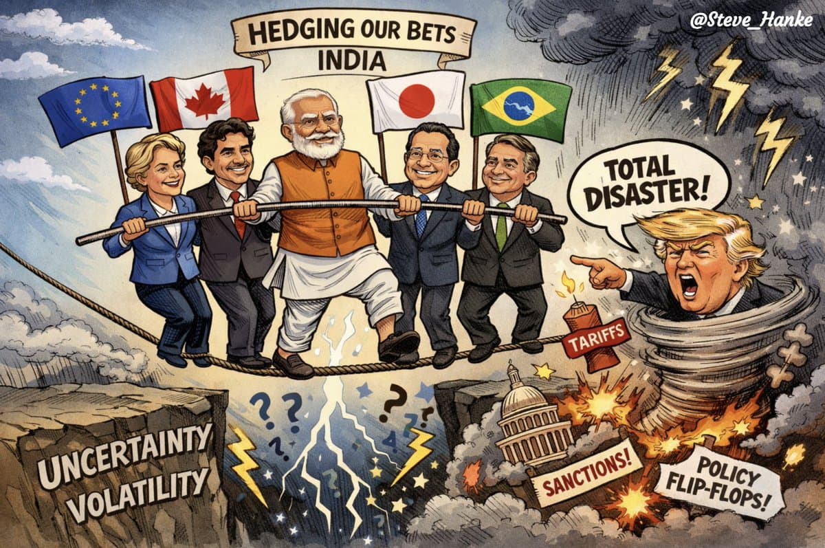 India Hedges Bets, Deepens Ties with EU, Japan, Brazil, Canada