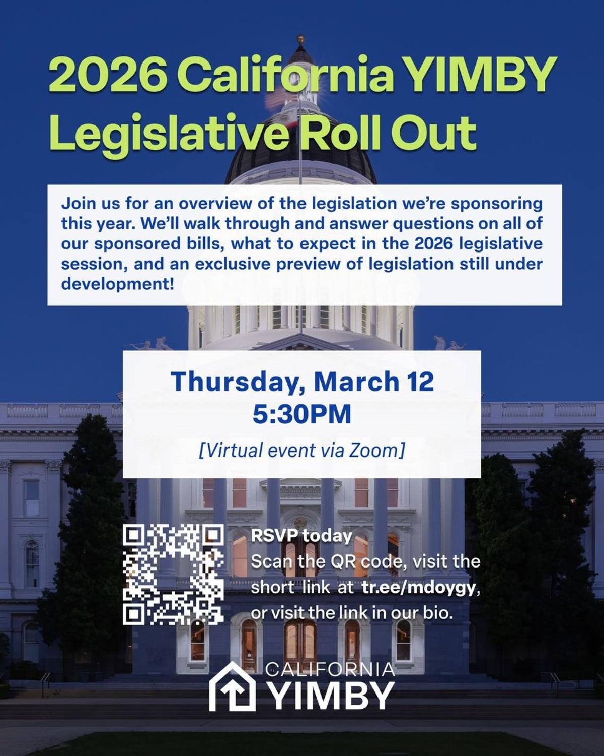 Previewing California YIMBY's 2026 Legislative Agenda