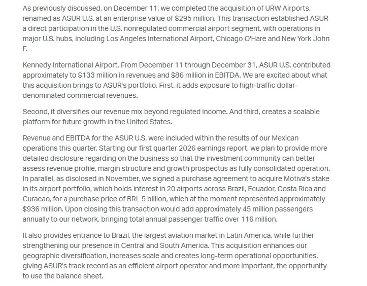 ASUR Pursues Hemisphere‑Wide Growth, Echoing Ferrovial Model