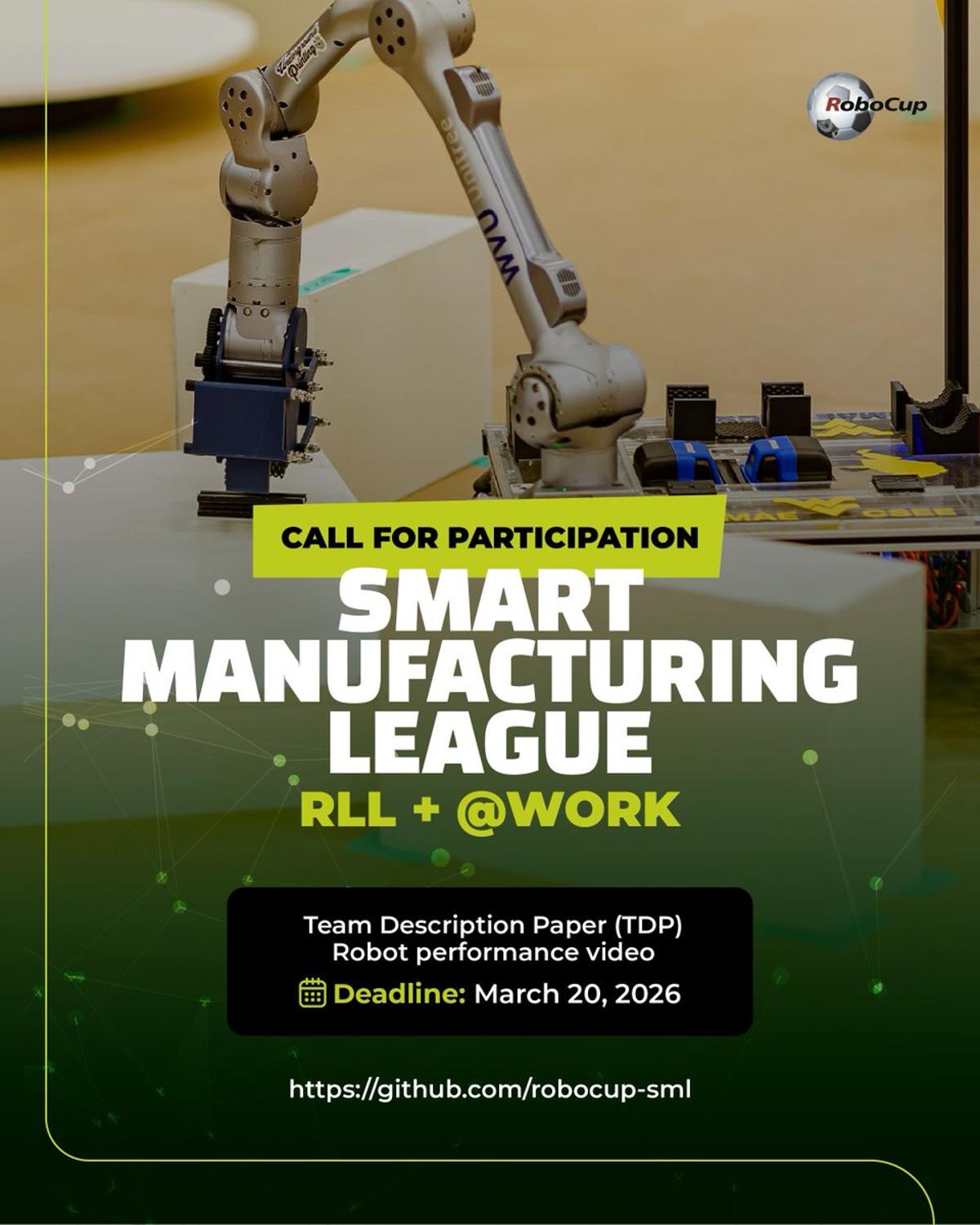 RoboCup 2026 Launches Unified Smart Manufacturing League