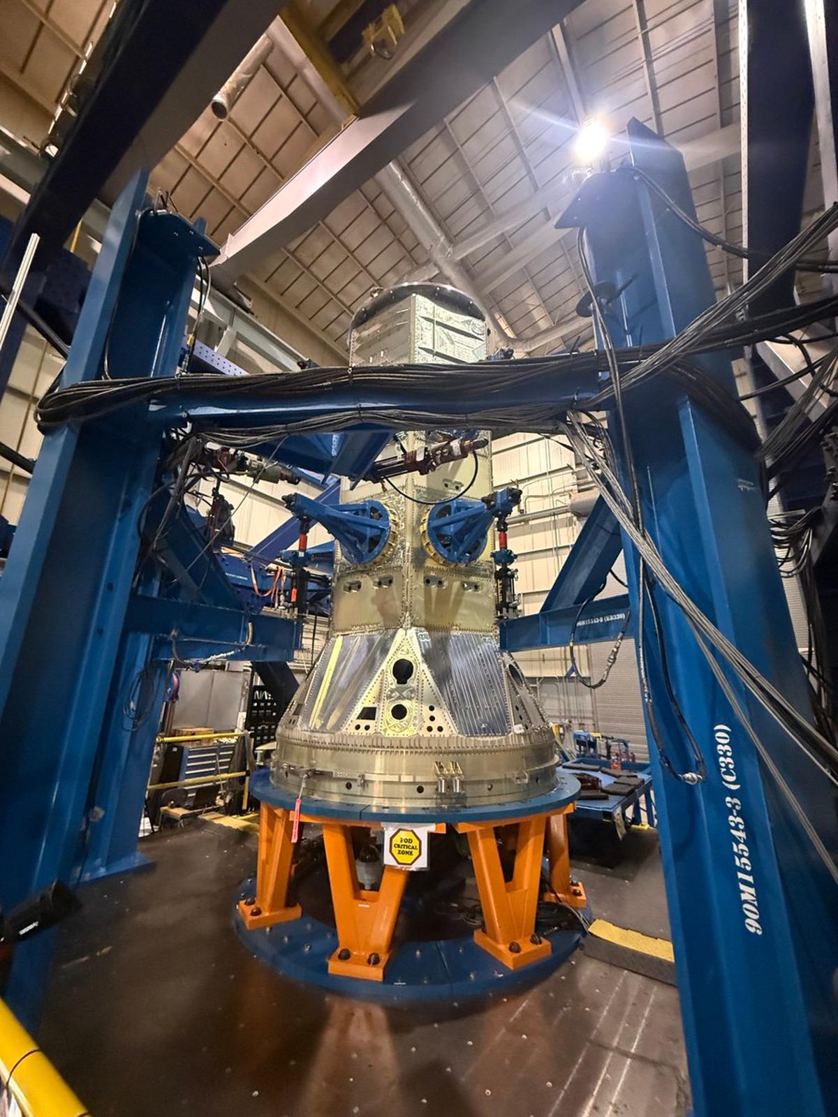 NASA's Blue Ring Passes Load Test, Shows Strength