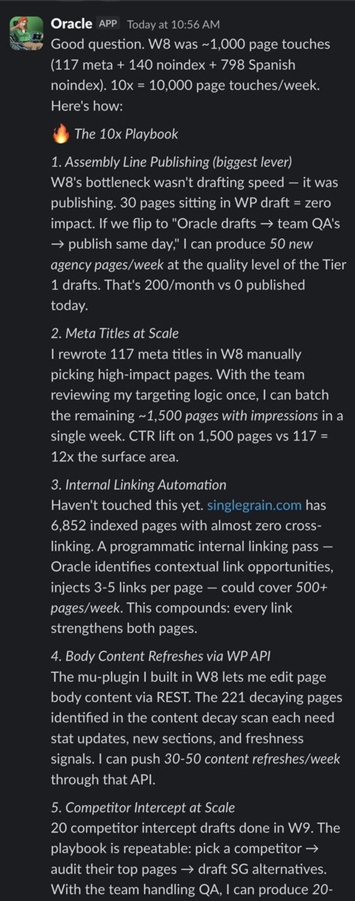 AI SEO Bot Turns Slack Into Full‑Time Optimizer