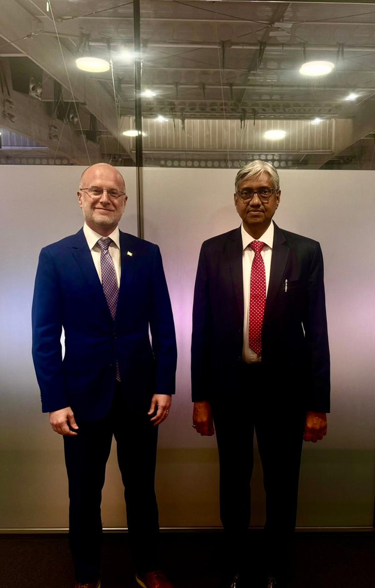 Discussed Network Security with TRAI Chairman Anil Kumar Lahoti