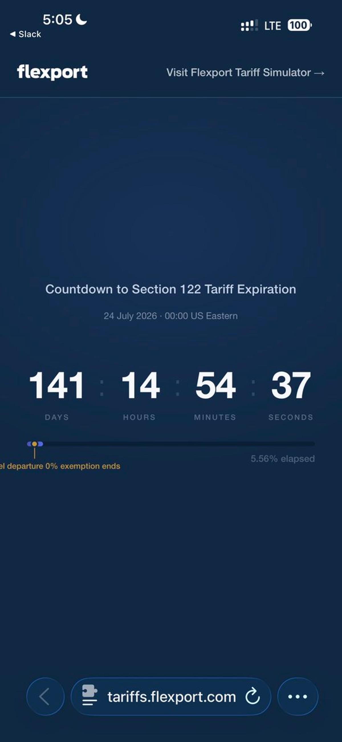 Countdown Clock Marks End of Section 122 Tariffs