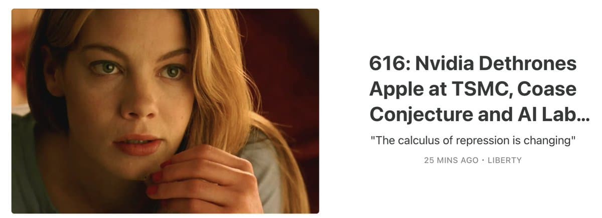 Nvidia Overtakes Apple at TSMC, Plus Market Highlights