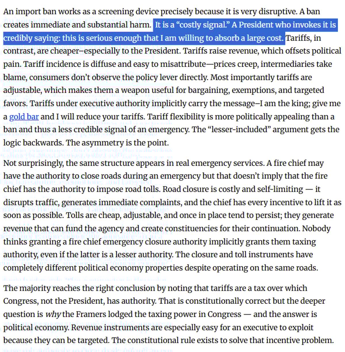 Trump’s Retreat Proves IEEPA Bans, Not Taxes