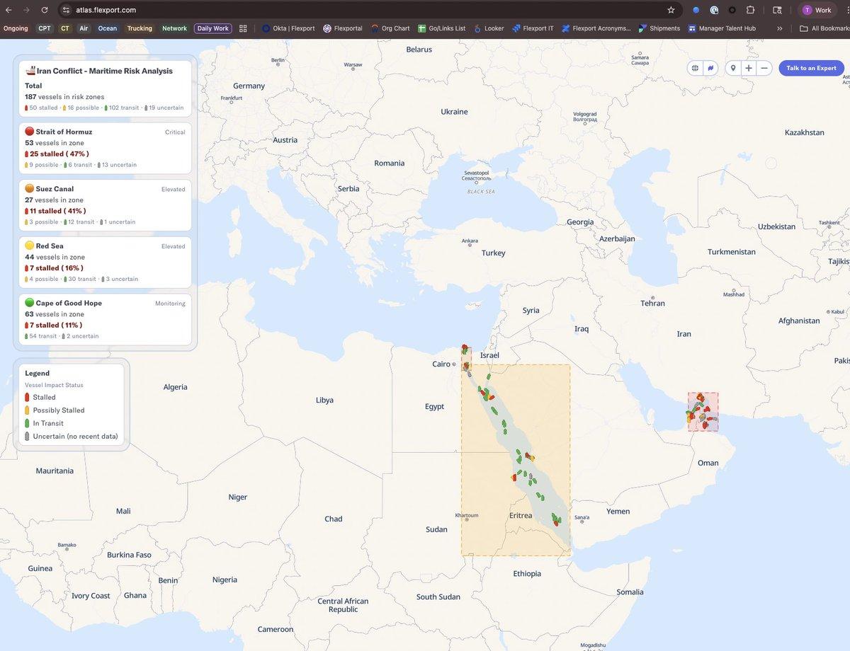 New Atlas Tool Tracks Iran War Shipping Disruptions
