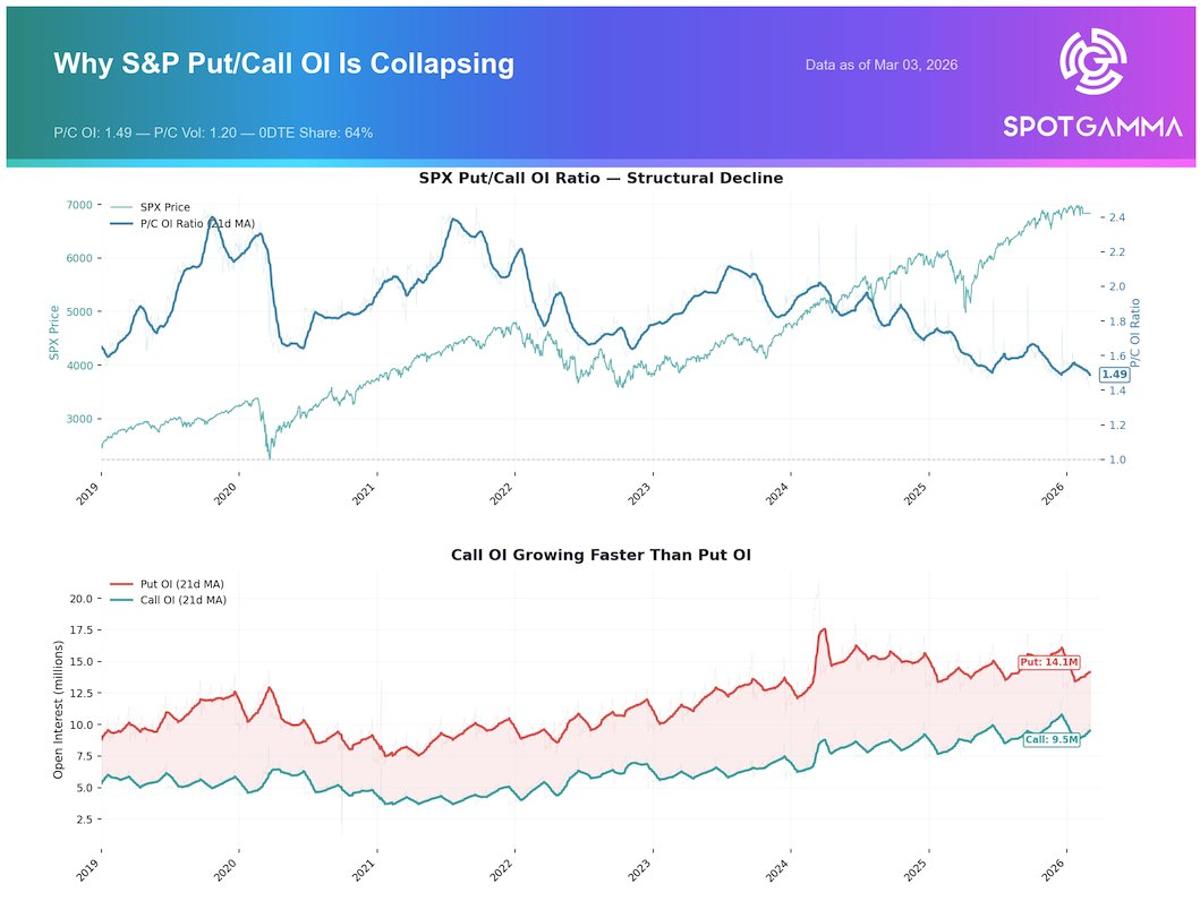 Call OI Climbs as 0DTE Puts Curb Put Accumulation