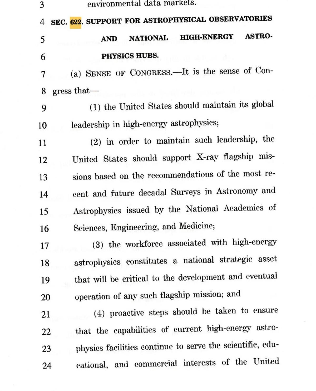 Senate NASA Bill Boosts Funding for Chandra X‑ray Telescope