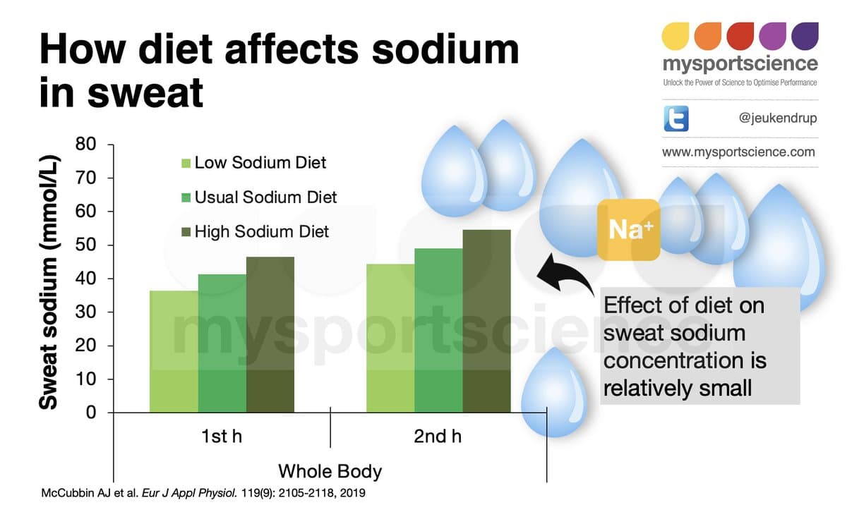 Sweat Sodium Varies Beyond Salt Intake: Diet, Rate, Acclimation