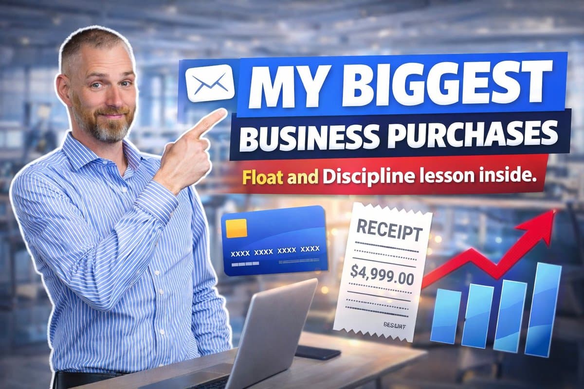 Today's Purchases Teach Float and Discipline