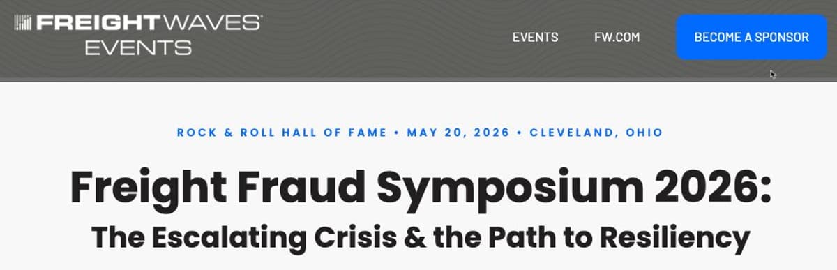 Freight Fraud Takes Center Stage at Rock Hall