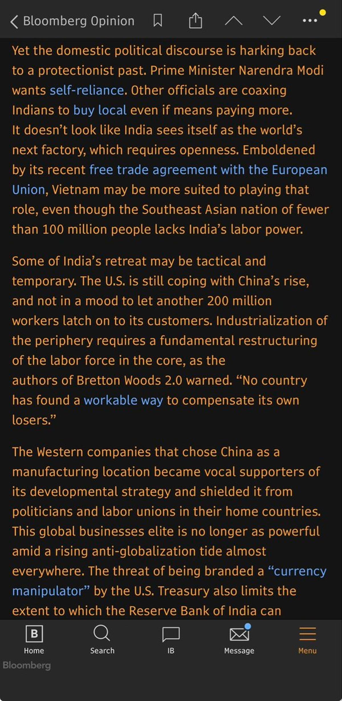 US Blocks India’s Currency Advantage, Mirrors China Policy