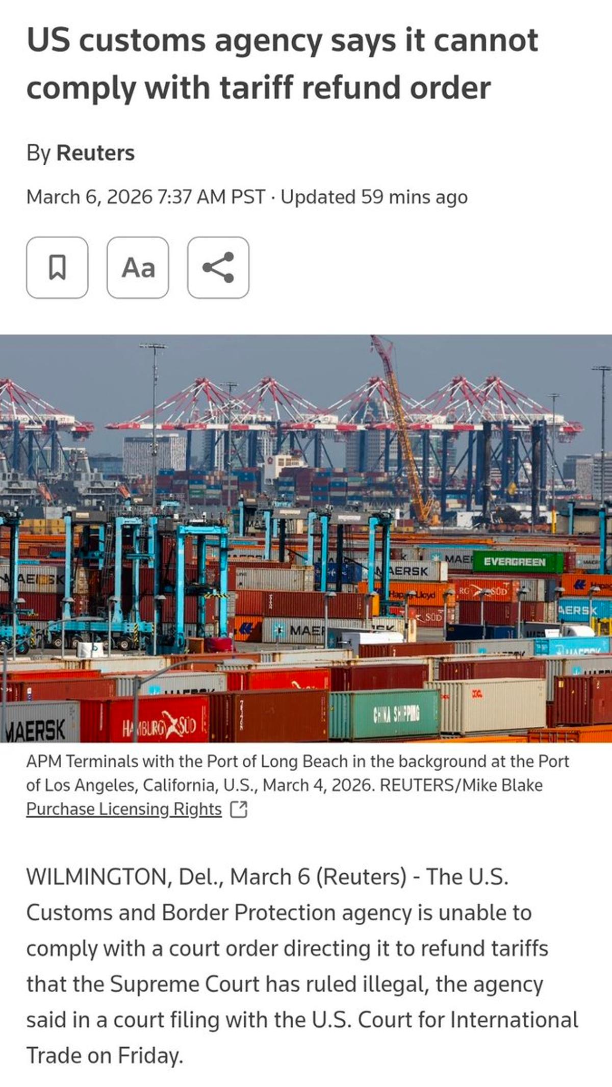 CBP Easily Collects Illegal Taxes, Struggles to Refund Them