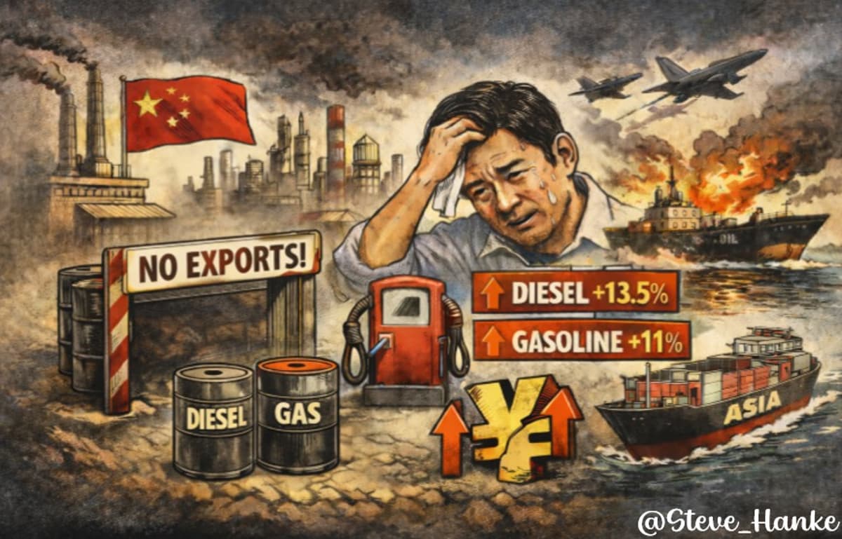 China Halts Fuel Exports as Oil Shock Spikes Prices