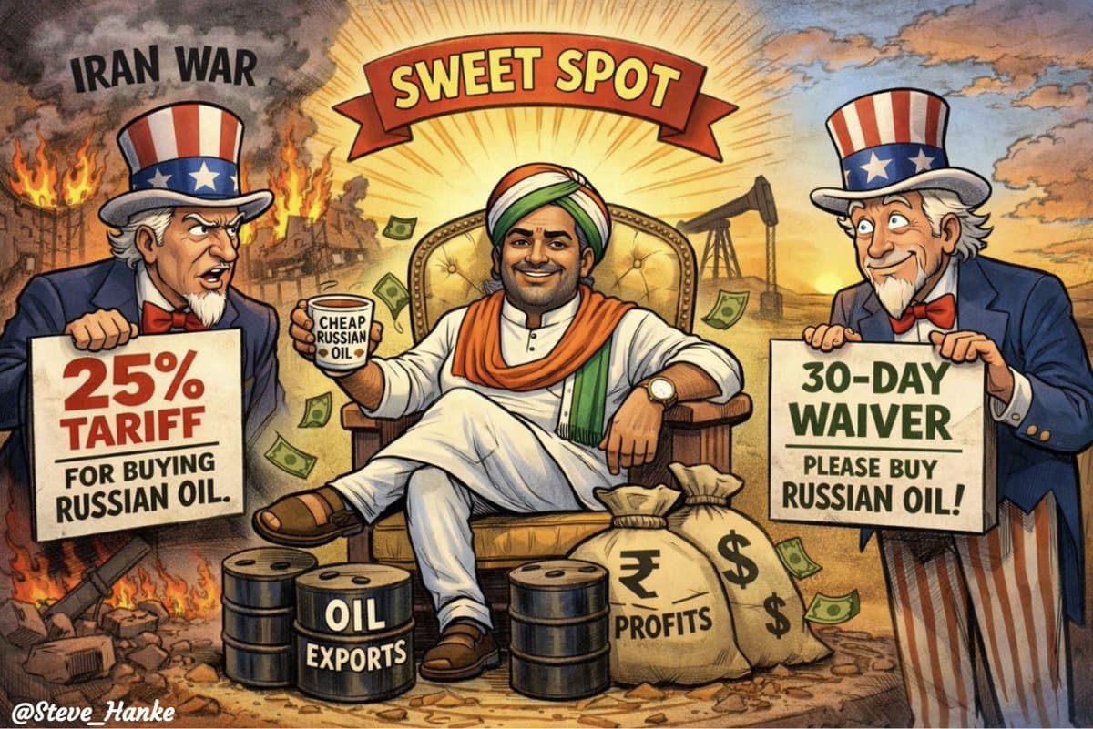 US Waives Penalty Tariffs, India Keeps Strategic Ambiguity