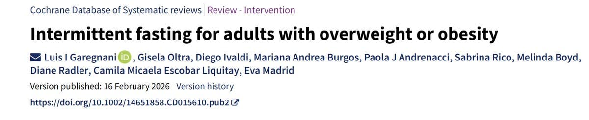 Intermittent Fasting Offers Minimal Weight Loss Benefit, Evidence Uncertain
