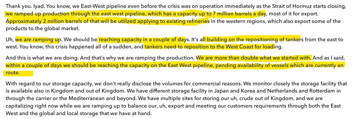 East-West Pipeline: Aramco's Final Buffer Against Hormuz