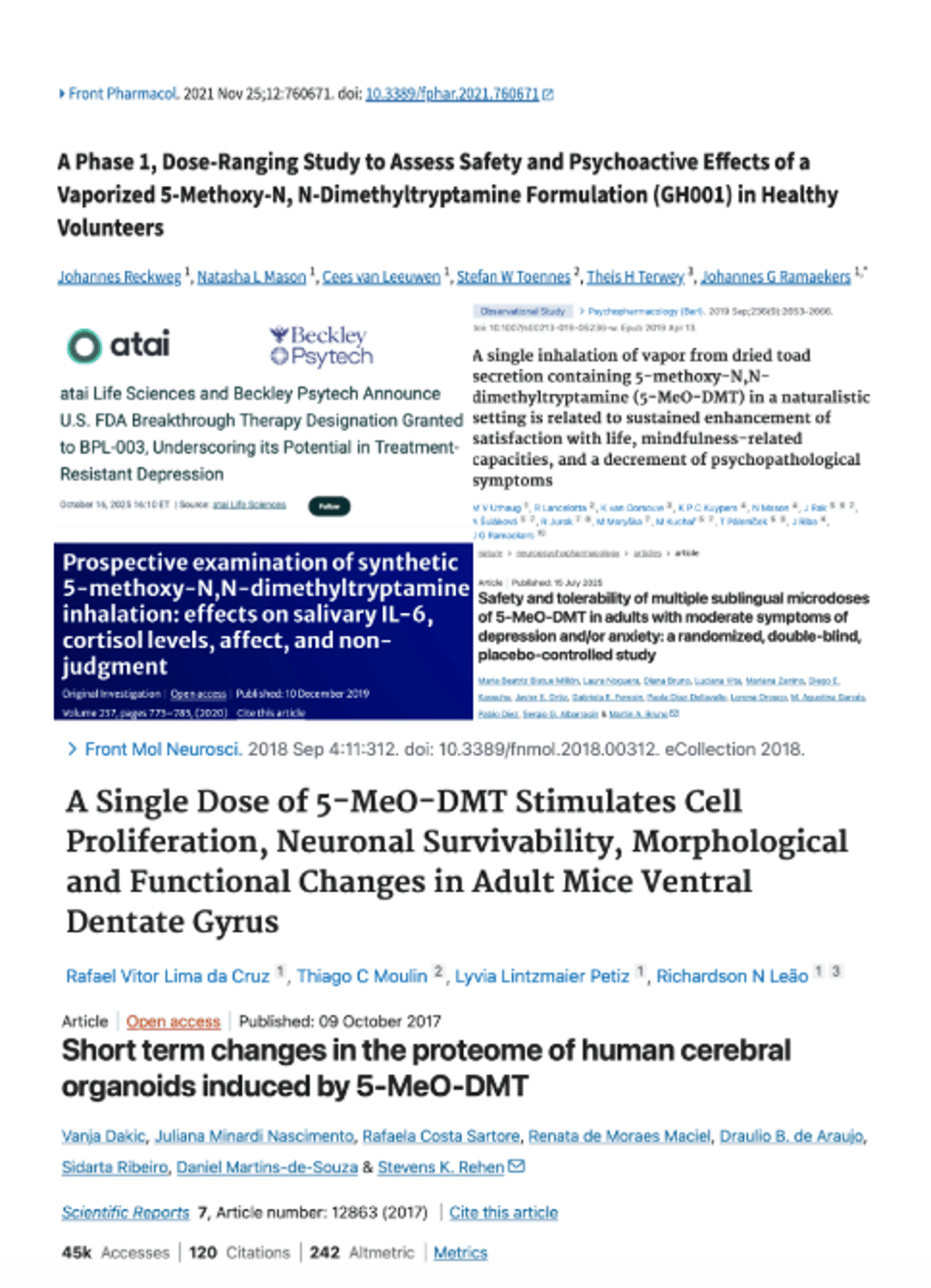 5-MeO-DMT: Potential Longevity Molecule Revitalizing Brain