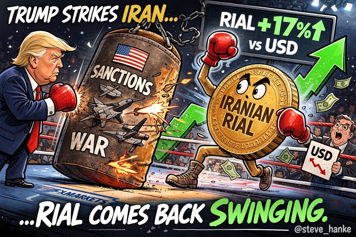 Iranian Rial Jumps 17% After US‑Israeli Strikes